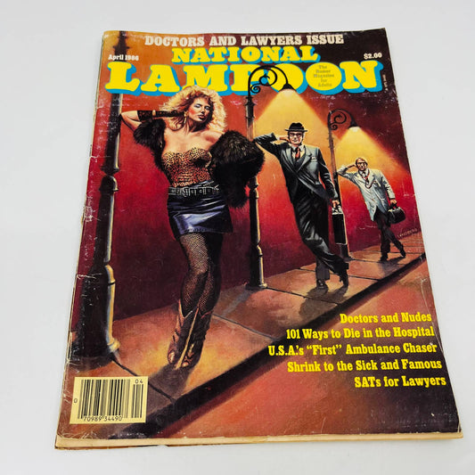 NATIONAL LAMPOON Magazine Original April 1986 Newsstand BA2