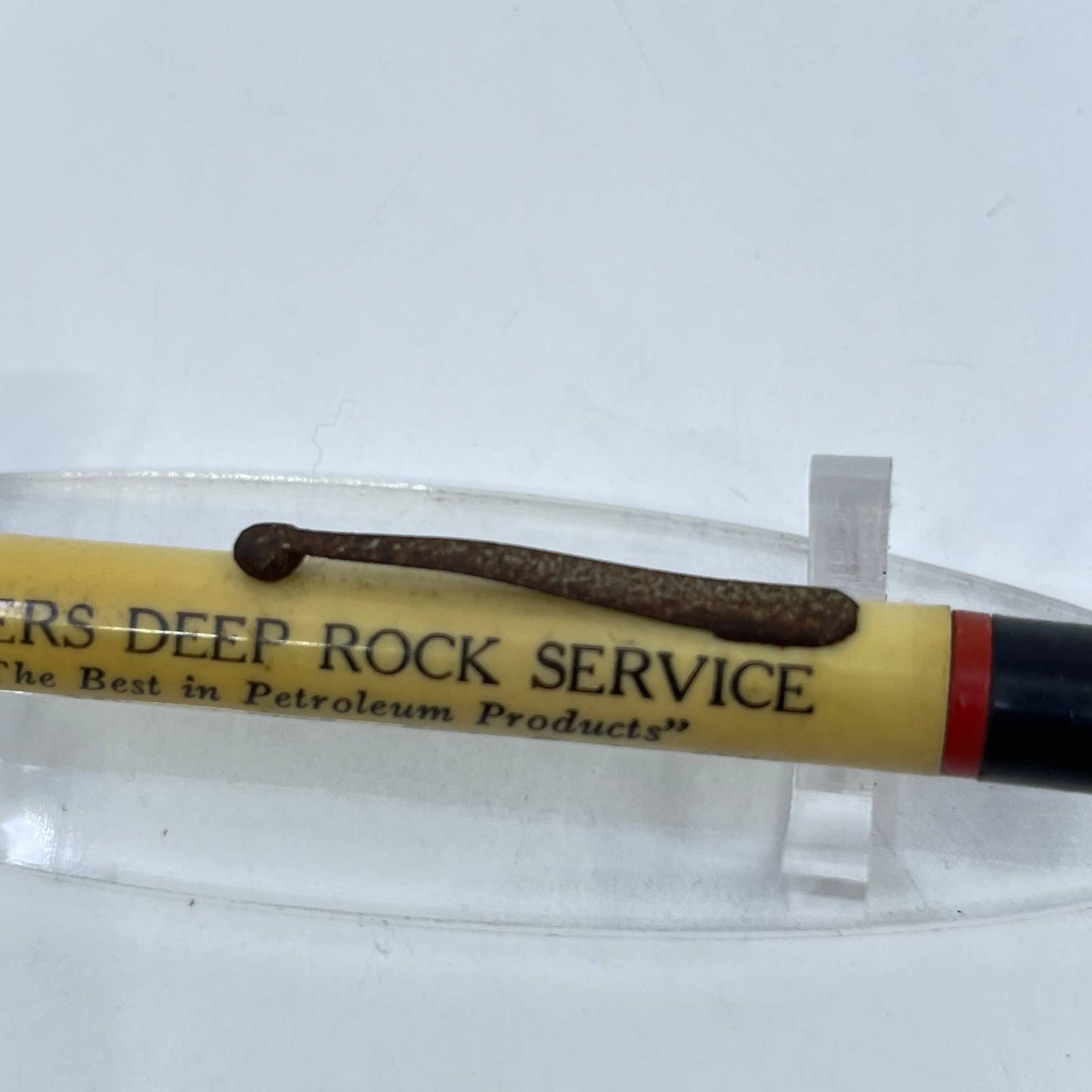 Vintage 1950s Mechanical Pencil Eggers Deep Rock Service State Center Iowa SD7