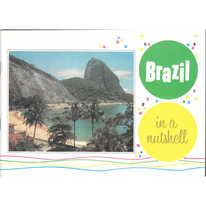 Vintage Travel Guide Book "Brazil In A Nutshell" Government Trade Bureau TJ7