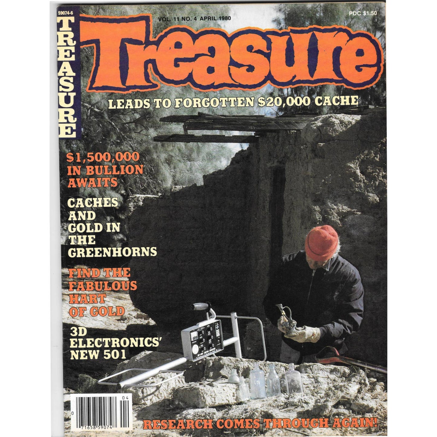 Treasure Magazine - Treasure Hunting Gold Mining Metal Detecting April 1980 M5