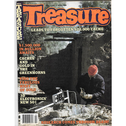 Treasure Magazine - Treasure Hunting Gold Mining Metal Detecting April 1980 M5