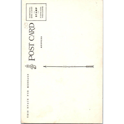 Immaculate Conception Cathedral at Night Denver CO Original Postcard TK1-28