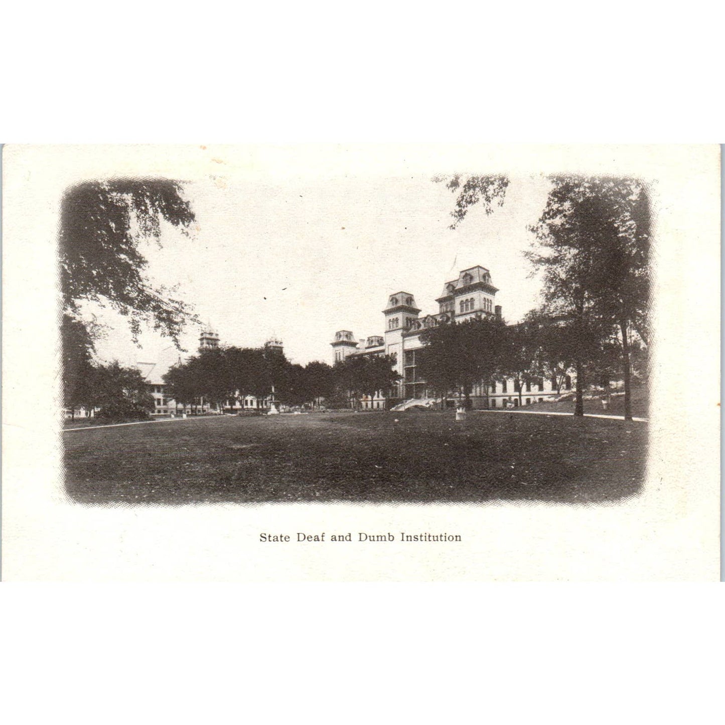 Antique Postcard State Deaf and Dumb Institution Columbus Ohio TD9