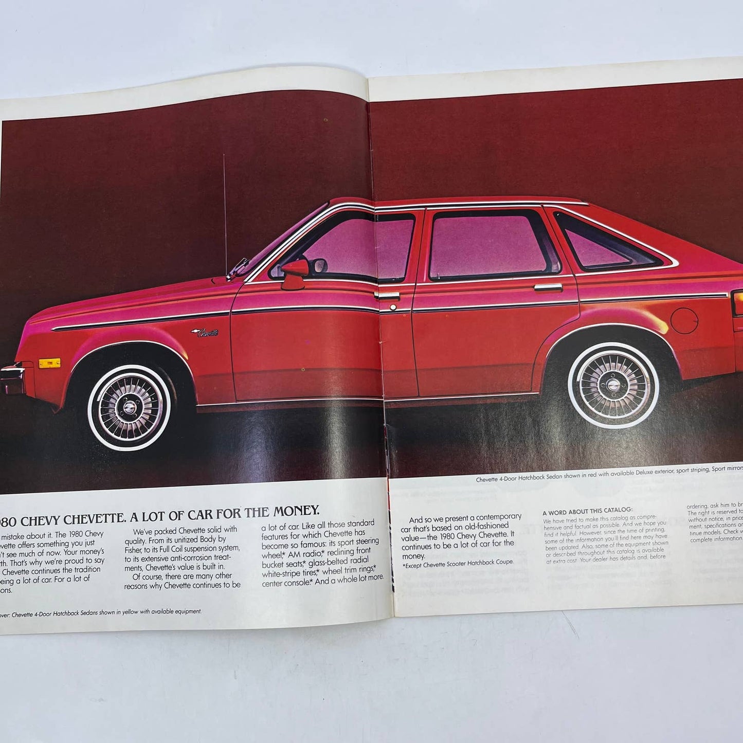 1980 Chevy Chevette Original Dealer New Car Showroom Brochure TH8