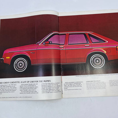1980 Chevy Chevette Original Dealer New Car Showroom Brochure TH8