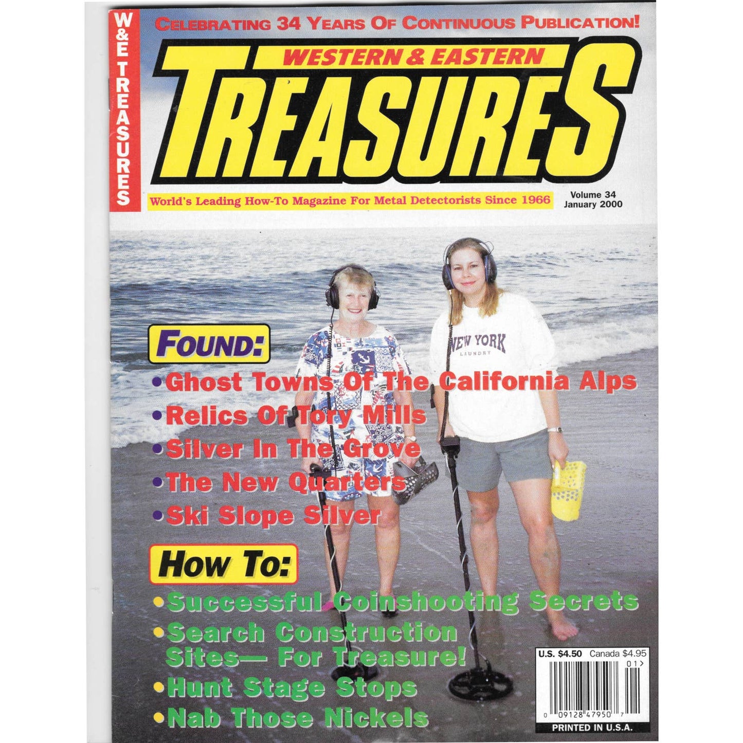 Western & Eastern Treasures Magazine - Treasure Hunting Jan 2000 M6