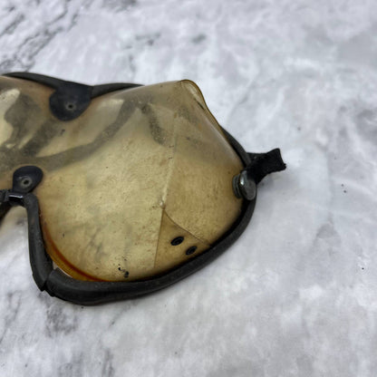 Vintage Skydiving Goggles Orange Tint TF6
