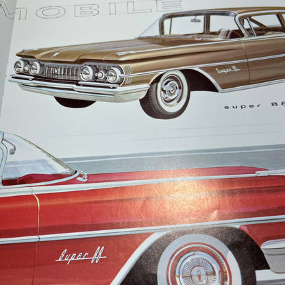 1959 Oldsmobile Full Color Deluxe Sales Brochure Ninety-Eight Super 88 Fiesta B4