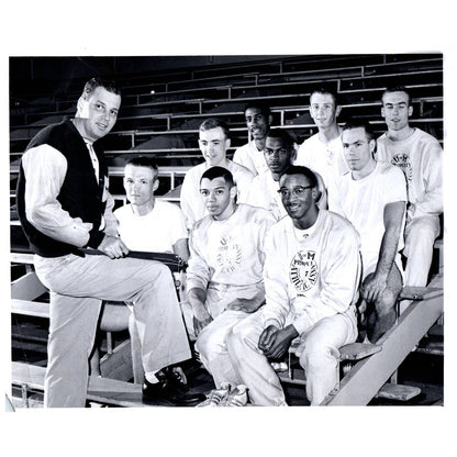 1963 Original Press Photo Michigan Wolverines Don Canham Track Team 8x10" AD2