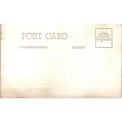 Antique Postcard RPPC Men in Forest Camp Log Cabins c1910 SE8