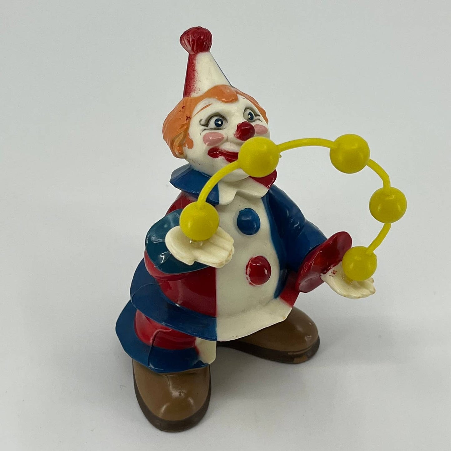 1977 Wilton Circus Clown Juggling Cake Topper Decoration 4” TB4