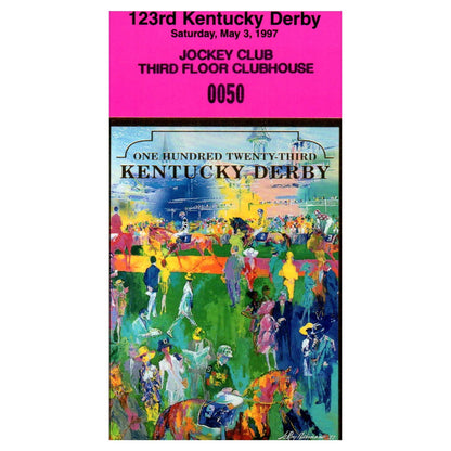 1996 Kentucky Derby Ticket Churchill Downs Jockey Club Clubhouse SE4