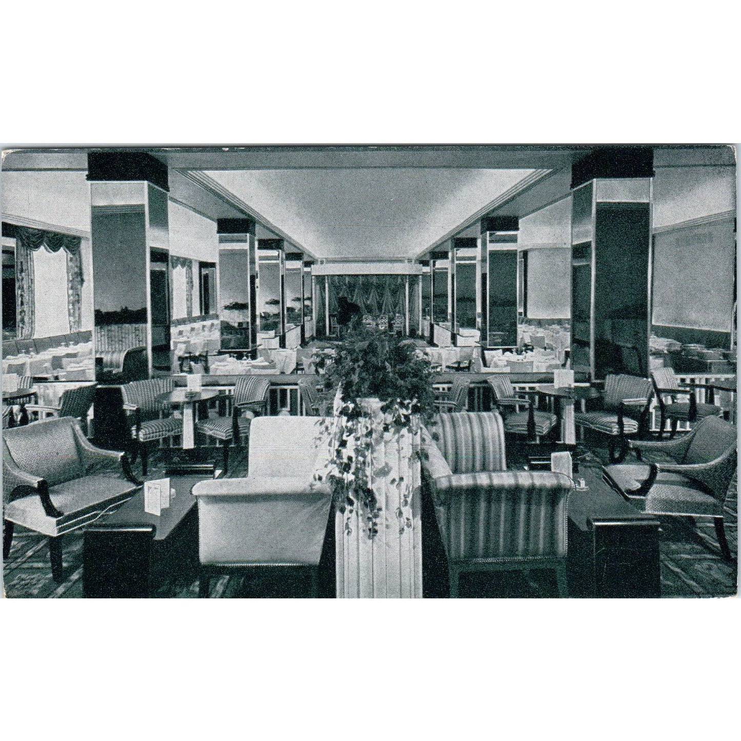 Hotel Raleigh Pall Mall Room Washington D.C. Original Postcard TK1-P2