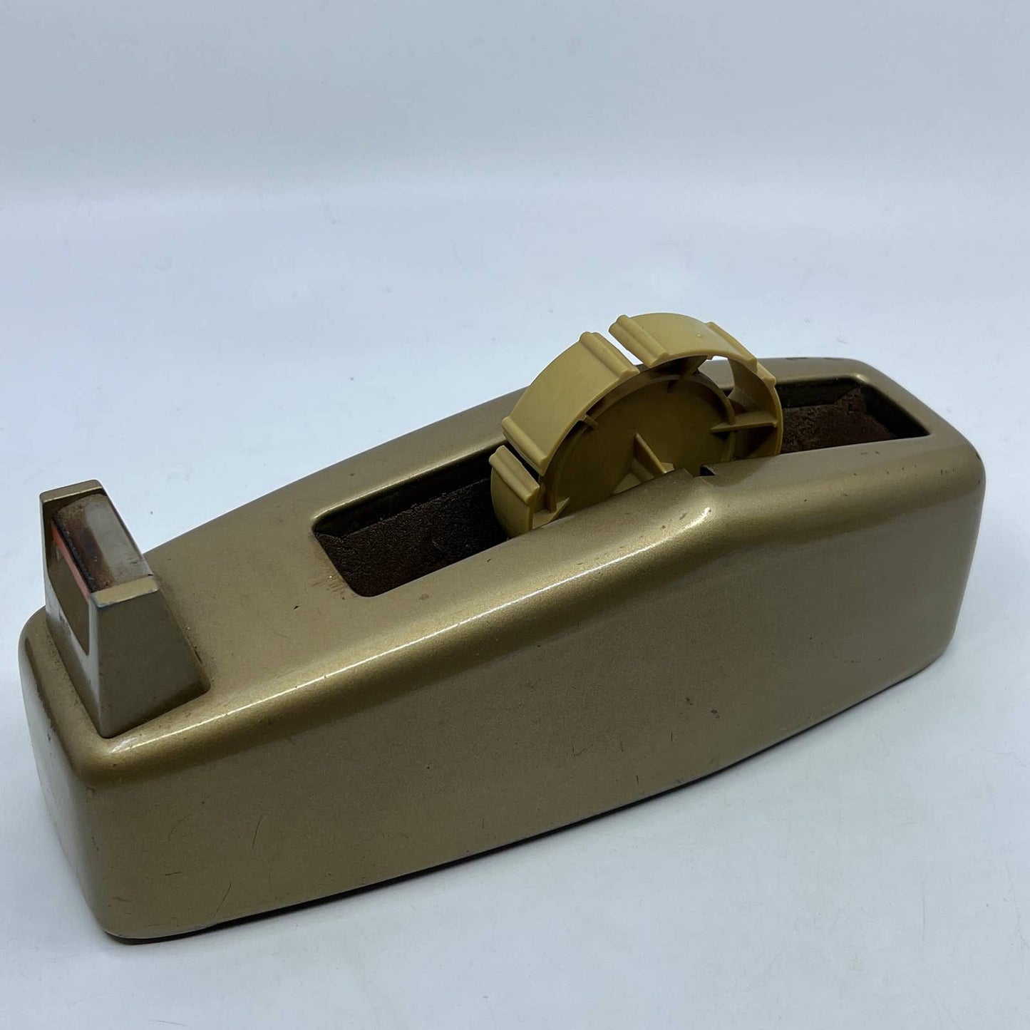 Vintage 3M Heavy Duty Tape Dispenser C-23 Industrial MCM Gold 1" or 3/4" TI1