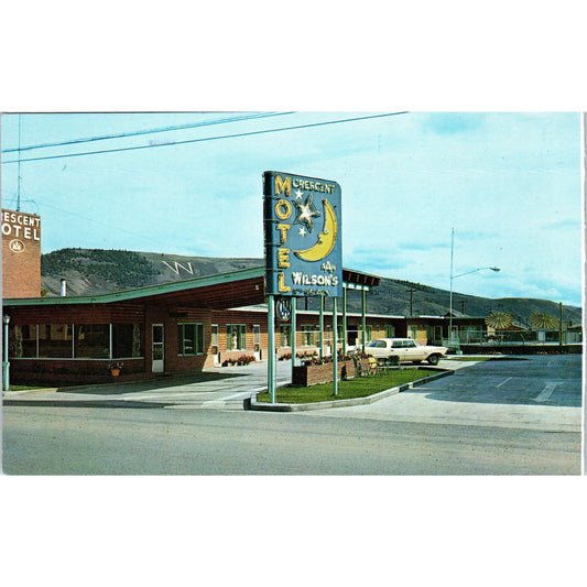 Folding Postcard Crescent Motel Gunnison Colorado 1970 Original Postcard P1-11