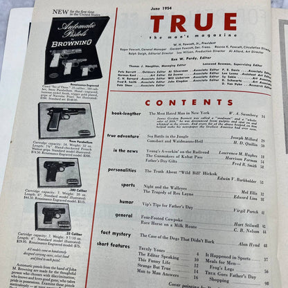 True Magazine June 1954 Robert Young Railroad War Against New York Central TJ3
