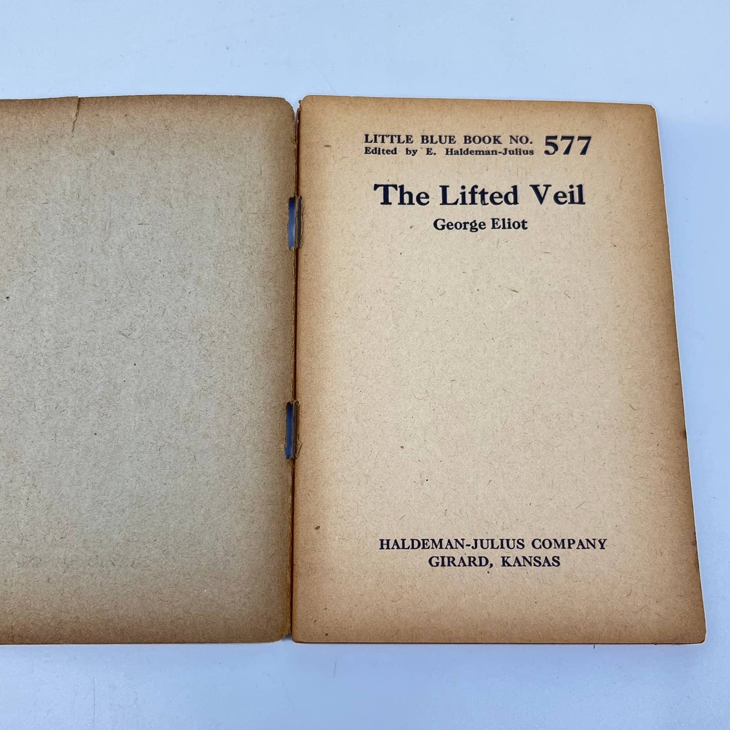 c1920 Little Blue Book No. 577 The Lifted Veil George Eliot SD3