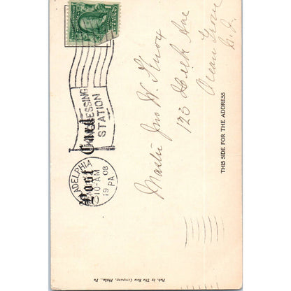 1908 Postcard US Mint Philadelphia PA TD8-P2