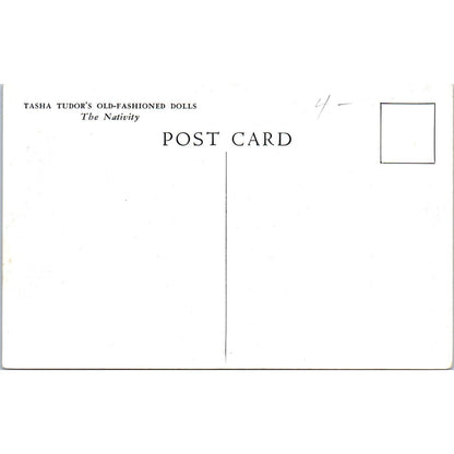 Tasha Tudor's Old Fashioned Dolls - The Nativity Original Postcard PB8