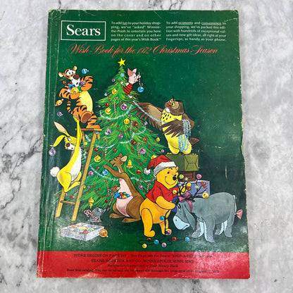 Original 1972 SEARS Christmas Wish Book Catalog Toys Barbie Hot Wheels Pooh S3