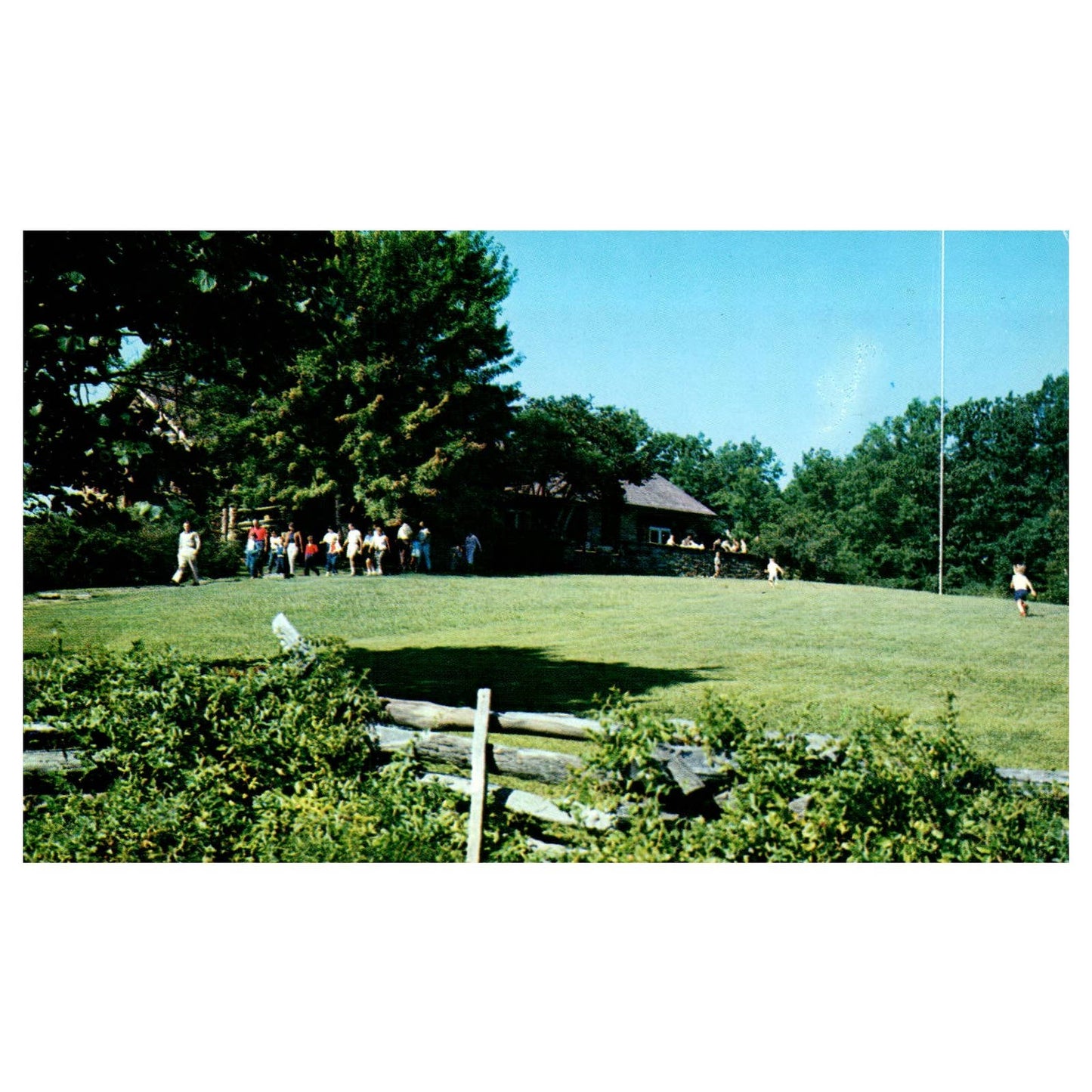 Vintage Postcard- Abe Martin Lodge Brown County State Park Nashville Indiana AD9