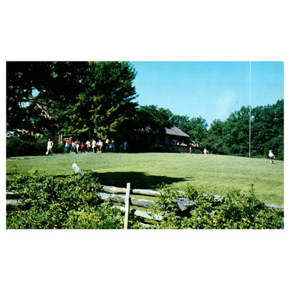 Vintage Postcard- Abe Martin Lodge Brown County State Park Nashville Indiana AD9