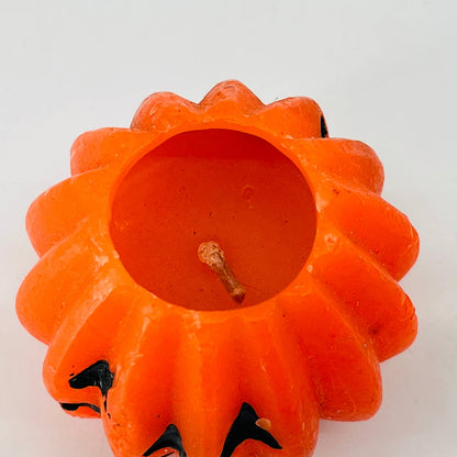 Vintage Gurley Style Halloween Jack-o-Lantern Pumpkin Candle Retro 2” SB5