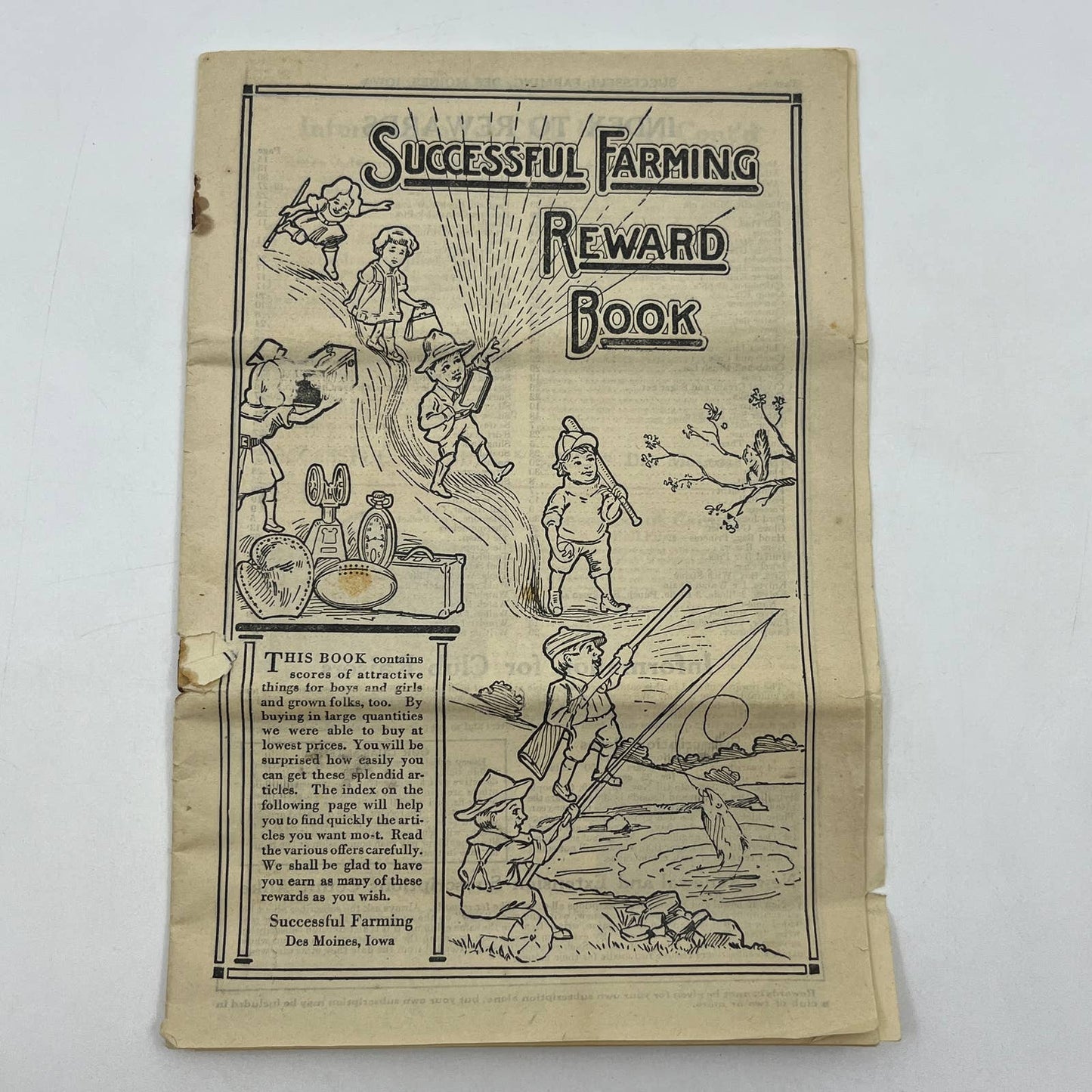 1919 Successful Farming Magazine Reward Book Catalog Magazine Sales AB7