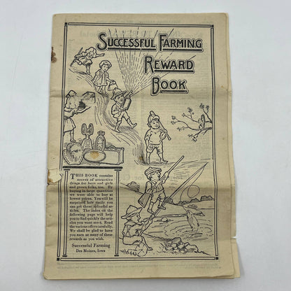 1919 Successful Farming Magazine Reward Book Catalog Magazine Sales AB7