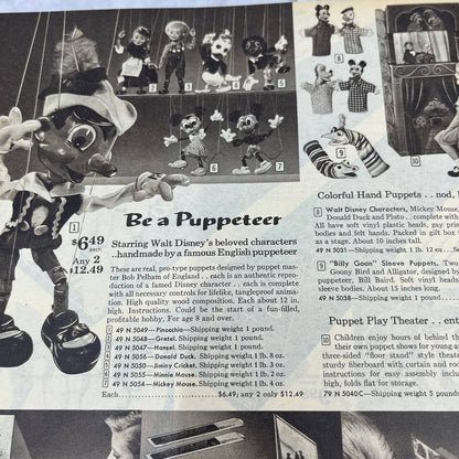 1960 Sears Christmas Wish Book Catalog - Great Vintage Toys & Gifts S3