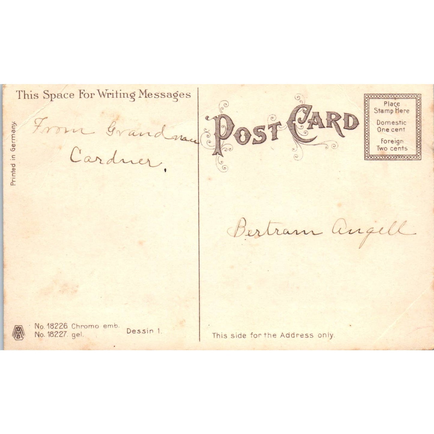 1911 Max Feinberg Postcard Birthday Greetings Children and Jack Russell Dog SE4