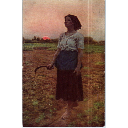 Art Institute of Chicago Song of the Lark Jules Adolphe Breton Postcard P2-3