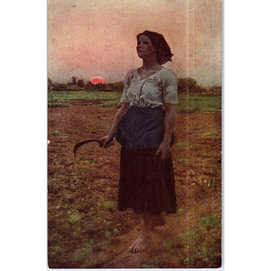 Art Institute of Chicago Song of the Lark Jules Adolphe Breton Postcard P2-3