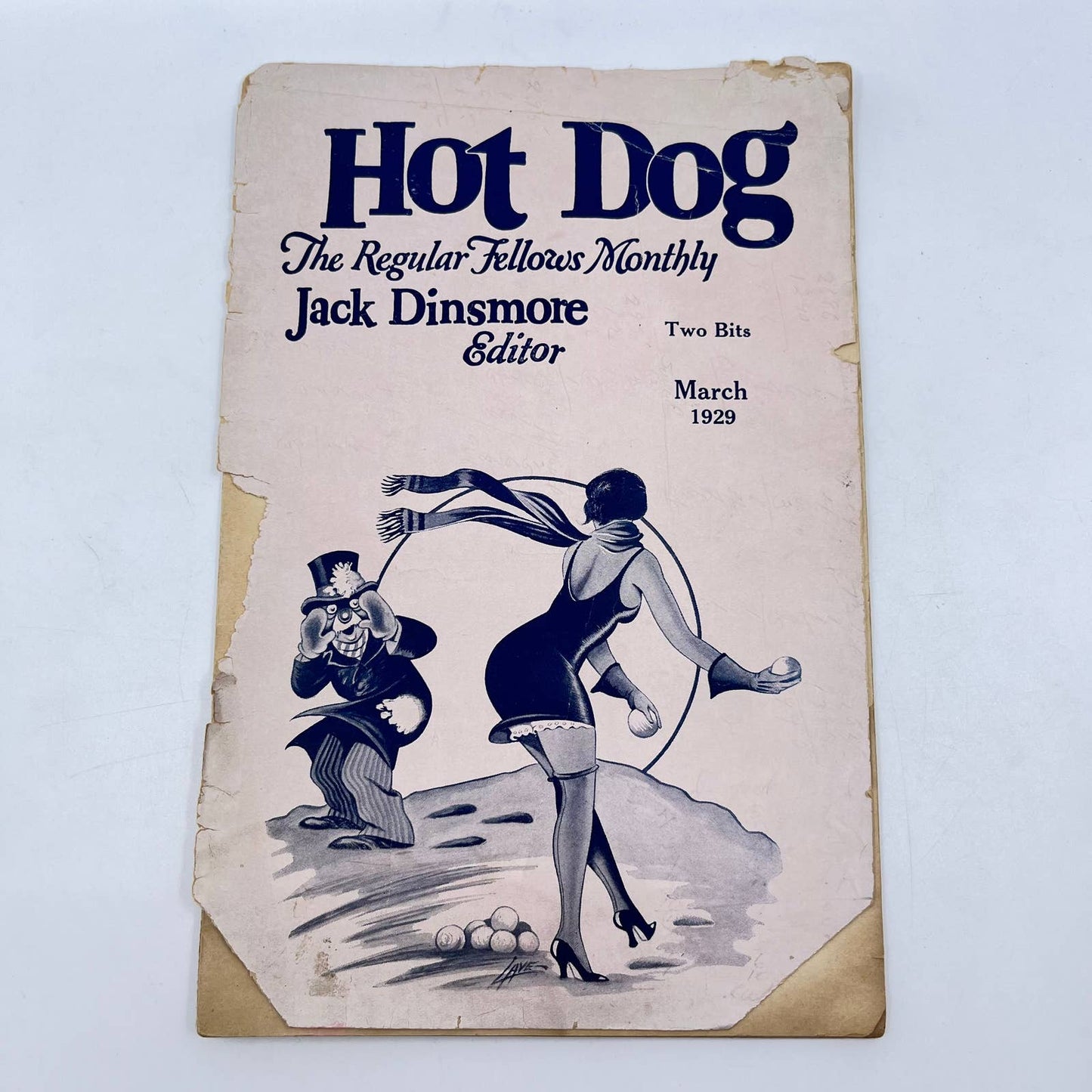 1929 March Hot Dog Magazine The Regular Fellows Monthly Jack Dinsmore TF7