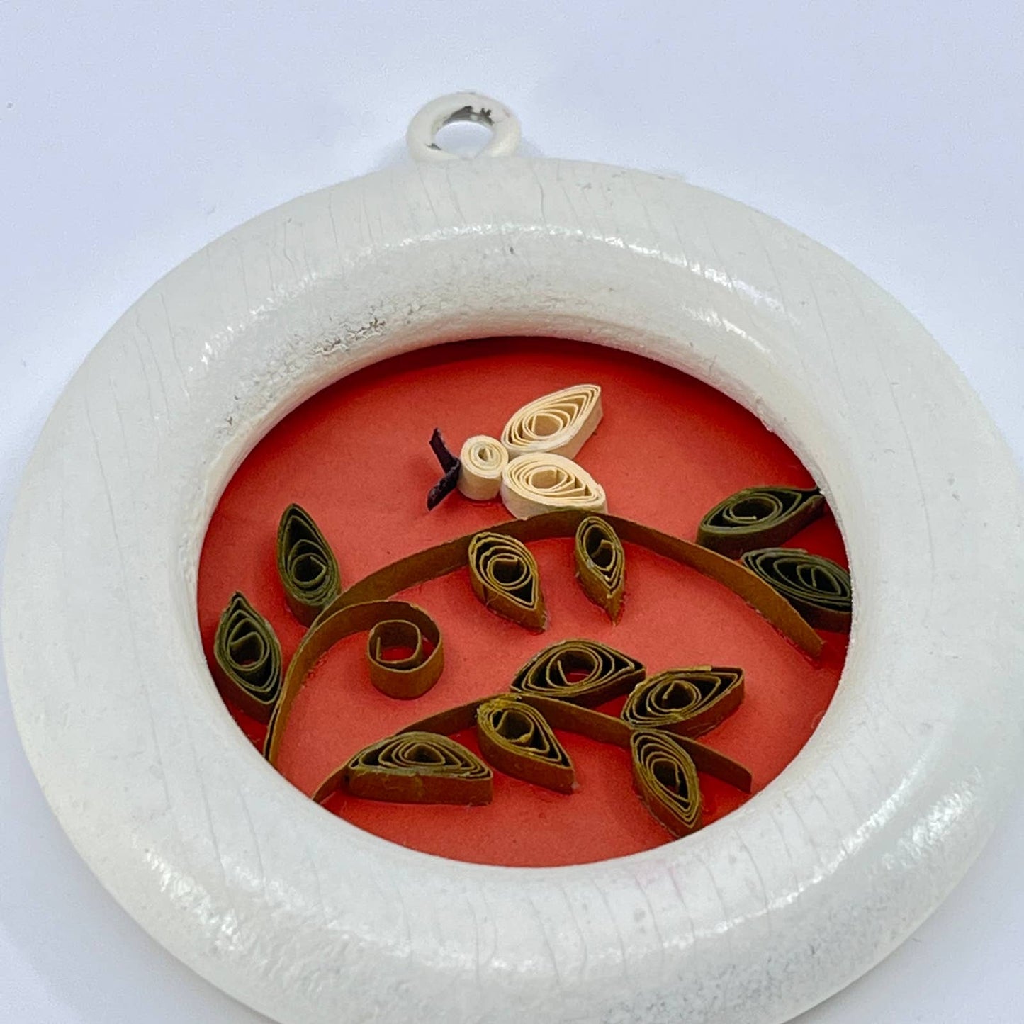 VTG Miniature Framed Original Quilled Art SD2