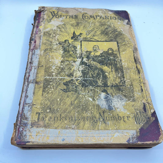 1885 JANUARY-DECEMBER YOUTH'S COMPANION BOUND MAGAZINE VOLUME TE4