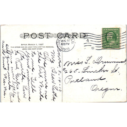 Temple Court Building 1910 Denver Colorado Original Postcard P2-2