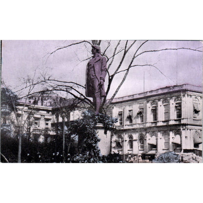 Statue of Nathan Hale New York City c1910 Original Postcard TK1-27