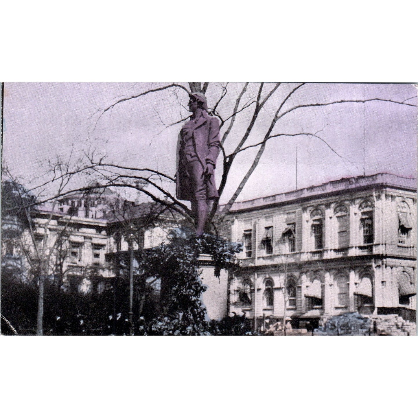 Statue of Nathan Hale New York City c1910 Original Postcard P1-12