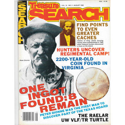Treasure Search Magazine 1982 August Metal Detecting Gold Diamonds M2