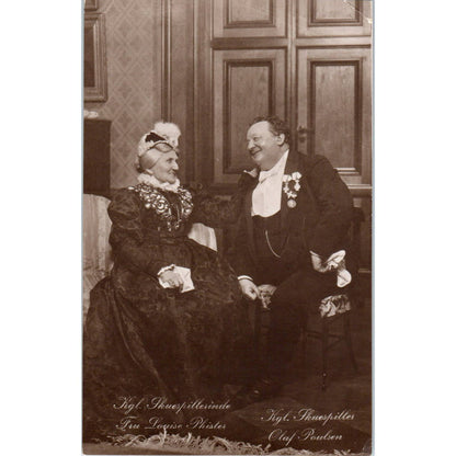 Antique Postcard RPPC Louise Phister Olaf Paulsen German SE8