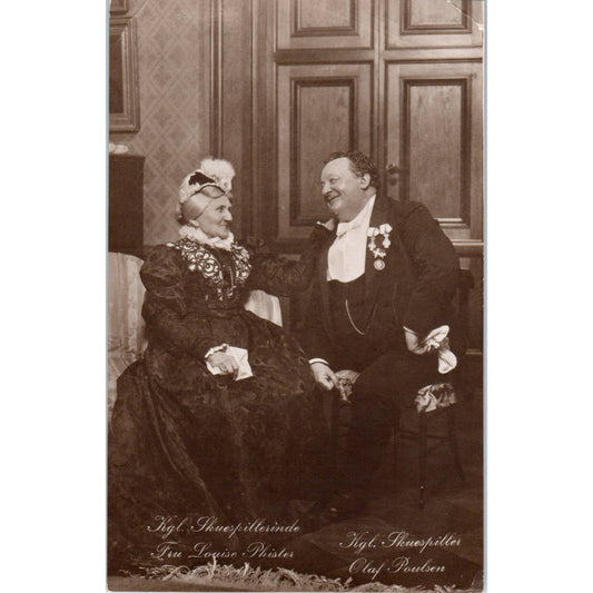 Antique Postcard RPPC Louise Phister Olaf Paulsen German SE8