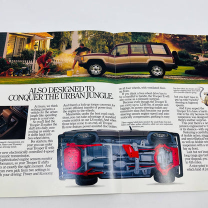 1988 Isuzu Trooper II Car Brochure Catalog BA1