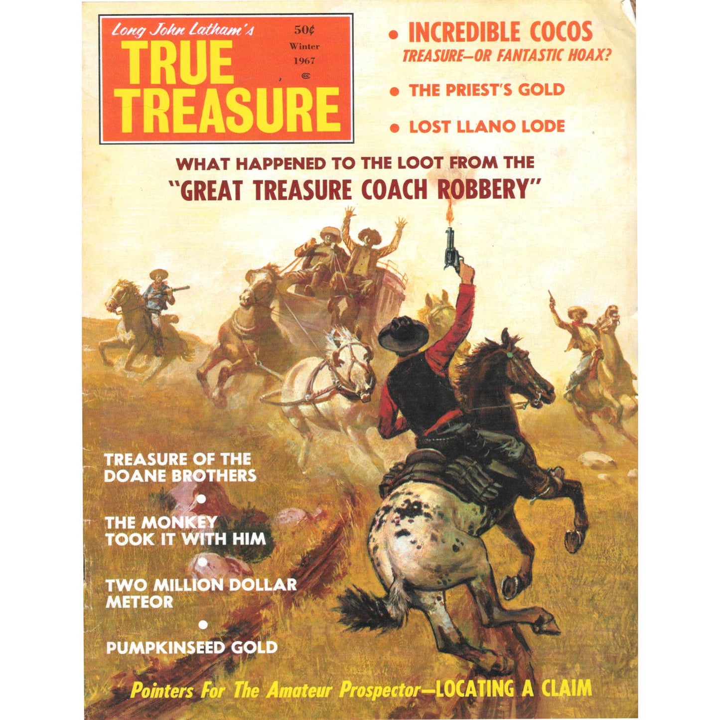 Long John Latham's True Treasure Magazine Mining Metal Detecting Winter 1967 M5