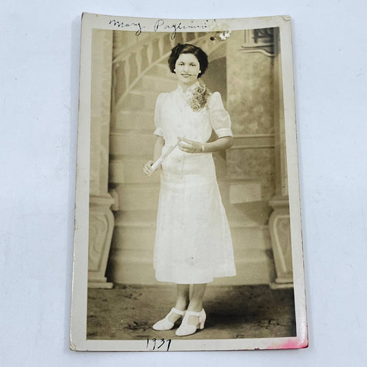 1937 RPPC Mary Pagliani Endicott Binghamton NY SC5