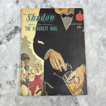 The Shadow Magazine Pulp - The Blackest Mail August, 1946 TH1