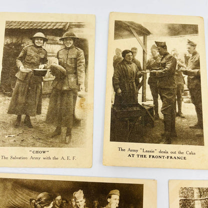 c1918 LOT OF 7 WWI Salvation Army in France Argonne Forest Doughnut Line EA3