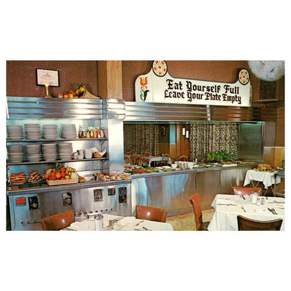 Vintage Postcard - Miller's Smorgasbord Lancaster Pennsylvania TJ6-1