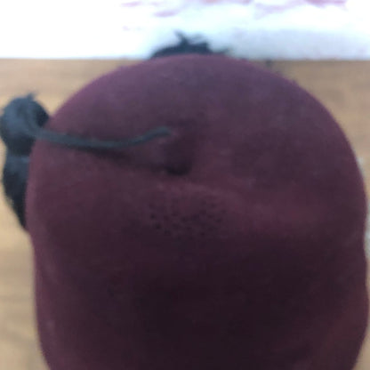 Vintage Osman Chanters Masonic Shriner Fez Hat Rhinestone Sphinx Minnesota TA9