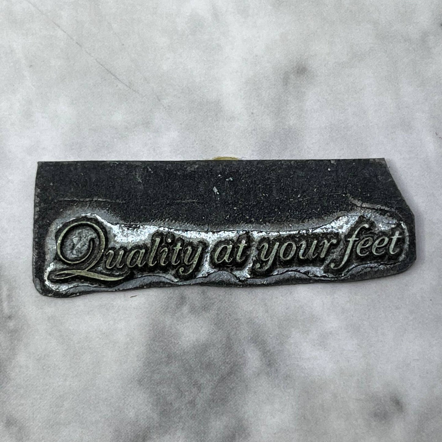 Vintage Printing Letterpress Printers Block Plate Quality At Your Feet SE823